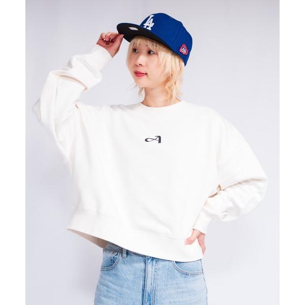 トレーナー スウェット ワンポイントプリントトレーナー レディース