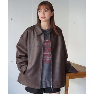 gossip!ロサンゼルス ジャケット テーラードジャケット Y2K PUレザー