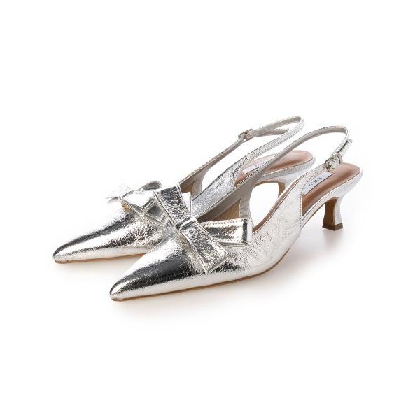 パンプス 入学式 「クッション入り・柔らかい」2way取り外しリボンバックストラップパンプス IY5...