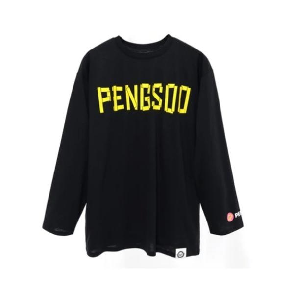 tシャツ 「 PENGSOO / ペンス 」 フロント プリント ロングTシャツ ロンT ACR レ...