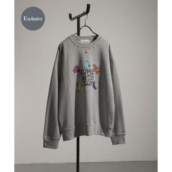 トレーナー スウェット 「別注」SHUHEI KOKI×SENSE OF PLACE　ラメスウェット...