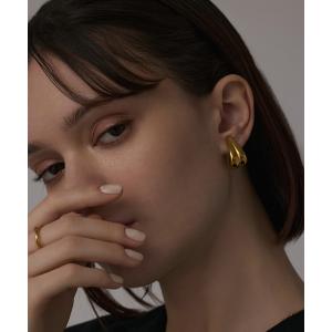 CENE セネ ダブルラインドロップイヤリングの買取情報