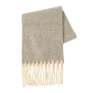 LOEWE ロエベ マフラー バイカラー ストール フリンジ