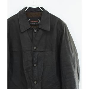 革ジャン ライダース 「ヴィンテージ古着」TOM COLLINS レザージャケット メンズ レディース