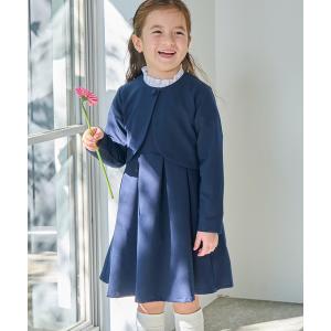 ワンピース ボレロ＆ノースリーブプリーツワンピース キッズ 子供服 女の子