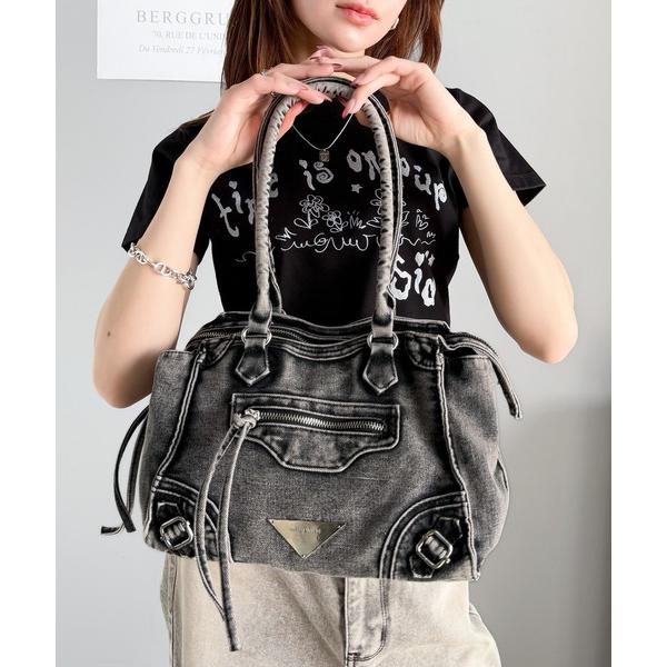 ハンドバッグ 「mily bilet」ワンランク上のカジュアルスタイルに。ヴィンテージウォッシュデニ...