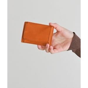 財布 バイカラー 三つ折りミニ財布 本革 エプソンレザー レディース