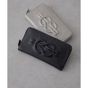 財布 「本革」エンボス長財布/ロングウォレット レディース