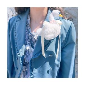 PINK HOUSE（ピンクハウス） ブローチ リボンモチーフ付きサスペンダー