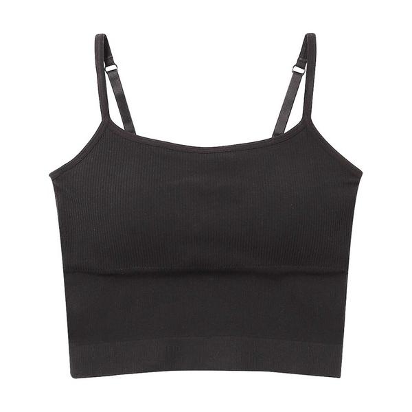インナーシャツ 肌着 L∞Ping ブラトップ カップ付きキャミソール(ブラキャミソール)サステナブ...