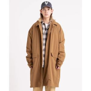コート ジャケット JACKET/PORT OF CALL無地ナイロンステンカラーコート メンズ レディース