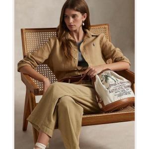 ブラウス シャツ クラシック フィット リネン シャツ レディース