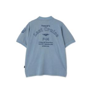 ポロシャツ 半袖 FADE WASH LAST CRUISE EMB POLO SHIRT / フェイドウォッシ ラストクルーズ 刺繍 ポロシャツ / AVIREX / アヴィレックス メンズ レディース