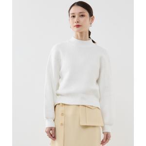 ニット セーター 片畦編みニット レディース