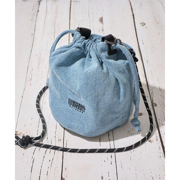 ショルダーバッグ バッグ 「UNIVERSAL OVERALL」DENIM DRAW STRING ...