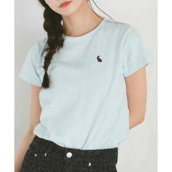 tシャツ オーバルロゴT/ヴァニー刺繍T/コンパクトTシャツ レディース