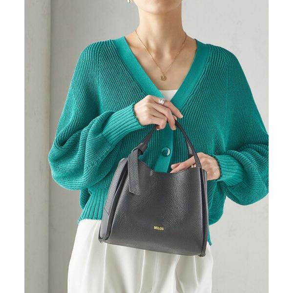ショルダーバッグ バッグ MILOS: リボン パーテーション レザー トート S レディース