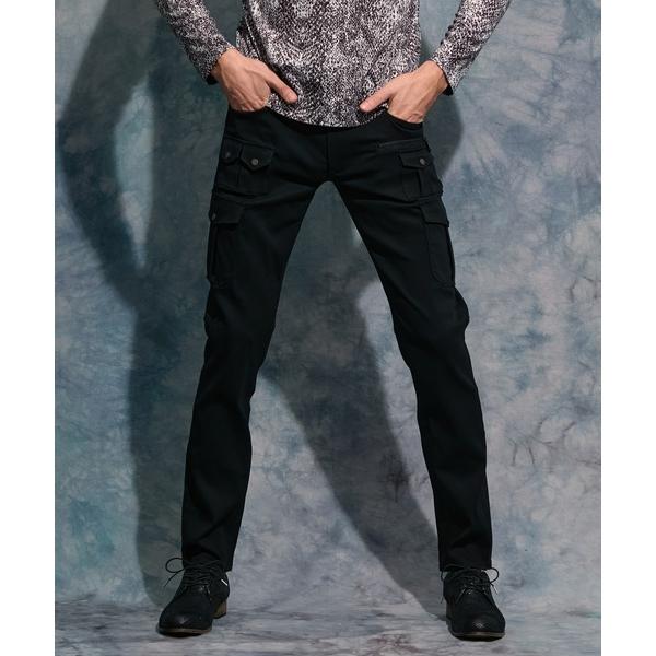 カーゴパンツ ガムストレッチ多ポケットカーゴ メンズ
