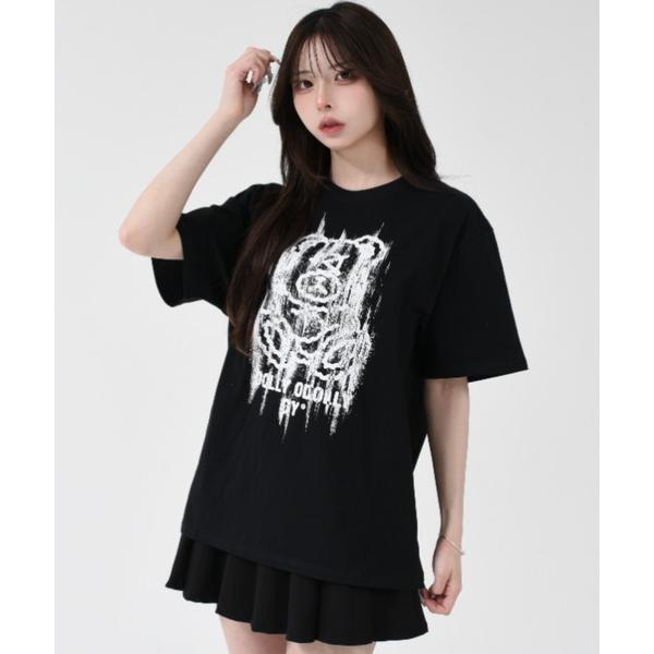 tシャツ 「OY/オーワイ」 GLITCHY DOLLY ODOLLY TEE/グリッチドリーオード...