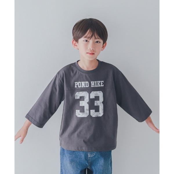 tシャツ Jeans-b 2nd/ジーンズベーセカンド フットボールロングTシャツ キッズ 子供服 ...