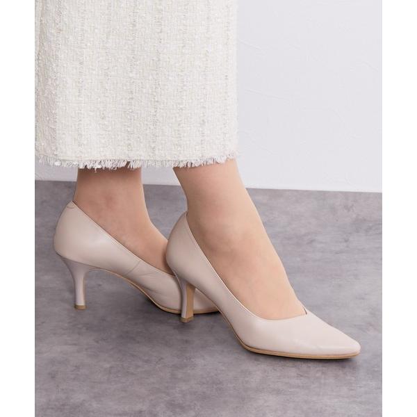 パンプス 「Made in Japan」「卑弥呼」「撥水」ナナメカットヒールパンプス/653102