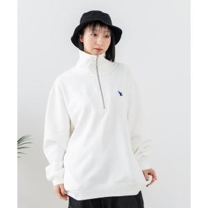 トレーナー スウェット 「（What it isNt）ART BY MARKGONZALES / (ワットイットイズント) アートバイ マークゴンザレス」バックプリントハーフジップスウ…