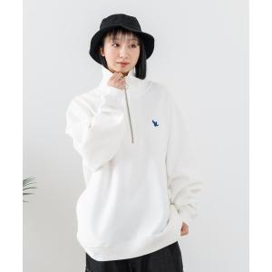 トレーナー スウェット 「（What it isNt）ART BY MARKGONZALES / (ワットイットイズント) アートバイ マークゴンザレス」バックプリントハーフジップスウ…