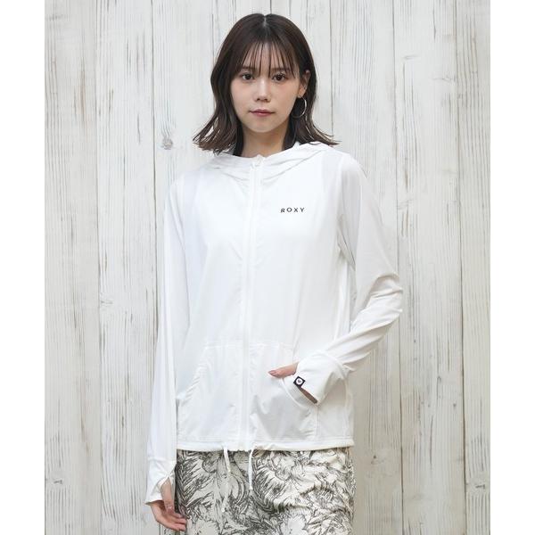 ラッシュガード ROXY/ロキシー ジップアップラッシュガード/長袖/着るUVケア RLY25102...