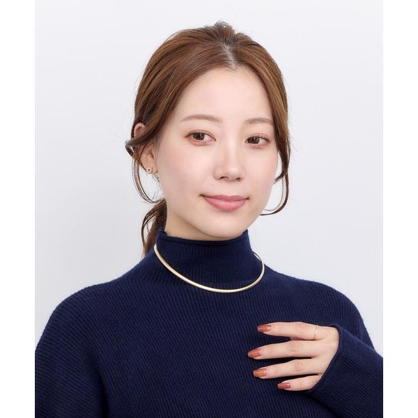 チョーカー マットメタルチョーカー レディース