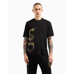 ARMANI EXCHANGE tシャツ 「A|X アルマーニ エクスチェンジ」ゴールド