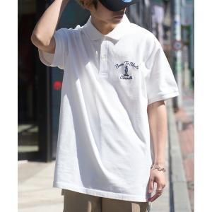 ポロシャツ 「AIRWALK」OVER SIZE ”Born to skate” short sleeve POLO shirts メンズ