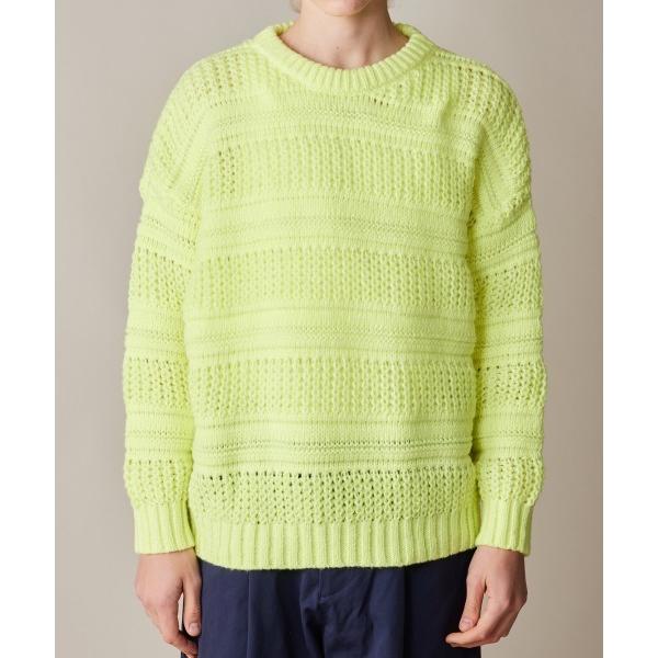 セーター ニット R. : Cable Texture L/S Crew Knit メンズ レディー...