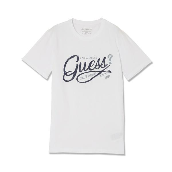tシャツ SS Cn Guess Logo Tee 半袖 ロゴTシャツ メンズ