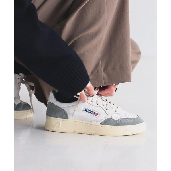 スニーカー AUTRY / MEDALIST LOW レザースエード コンビ スニーカー レディース