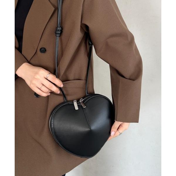 ショルダーバッグ バッグ 「ショルダー調整可能」ハート型PUショルダーバッグ レディース