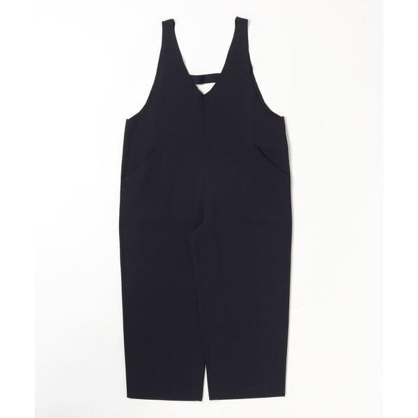 サロペット オーバーオール ブライトストレッチヤーン ミラノリブサロペット レディース