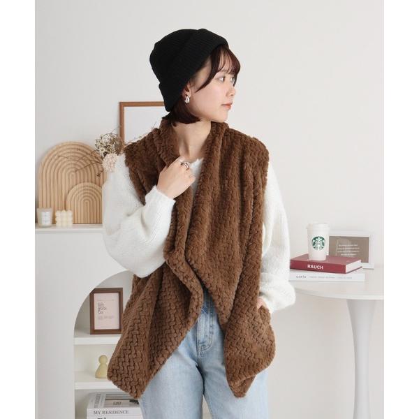 ベスト ジレ je crois soi ファーベストジレ レディース