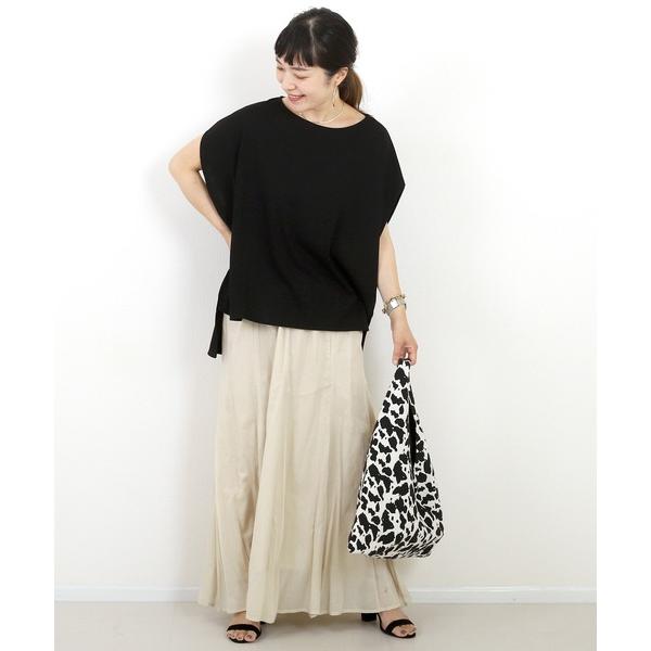 tシャツ ドライタッチボートネックドルマンプルオーバー レディース