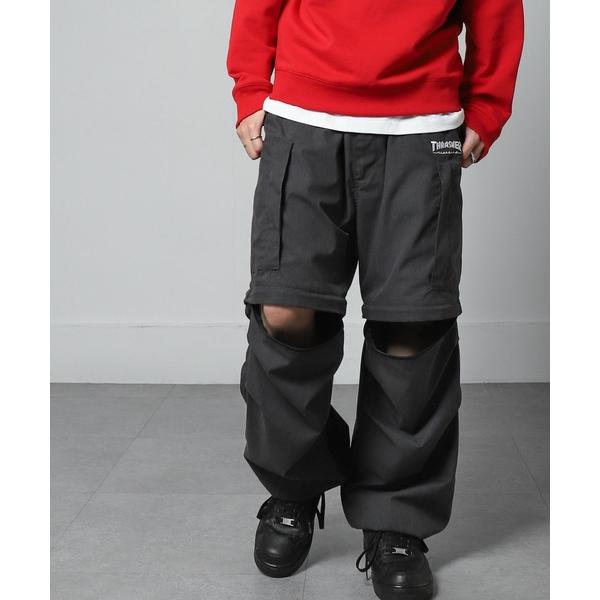 パンツ 「THRASHER」 2WAY TCウェザー デタッチャブル ヘリクルーパンツ / ミリタリ...