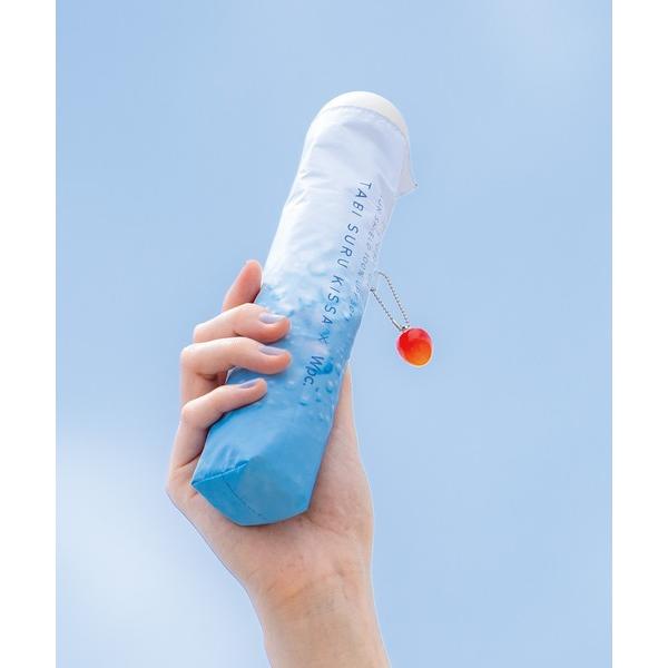 折りたたみ傘 旅する喫茶×Wpc. クリームソーダパラソル ミニ 日傘 折りたたみ レディース