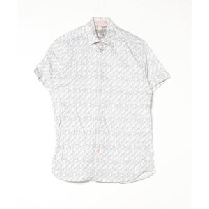 「Ted Baker」 半袖シャツ 1 ホワイト メンズ