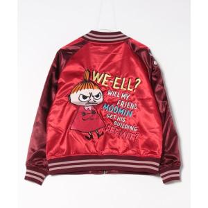 スカジャン 「 MOOMIN 」 ムーミンキャラクター スカジャン Ｌ レディース メンズ