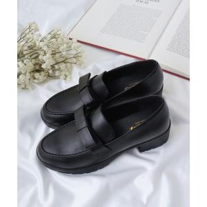 ローファー AAA+Feminine リボン付き ローファー レディース