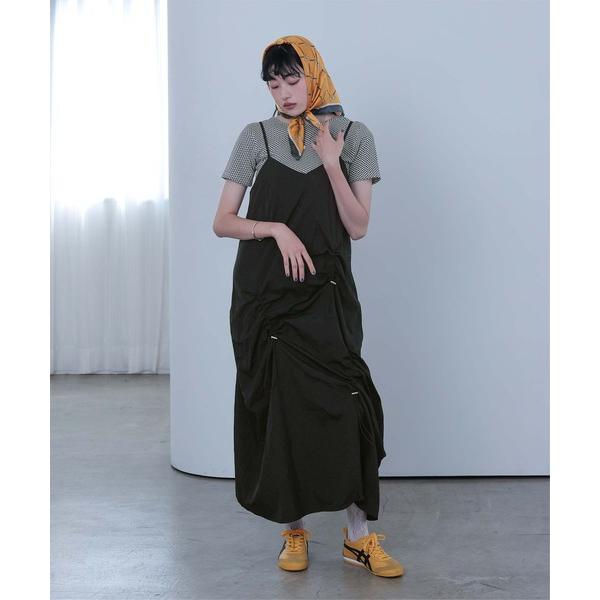 ワンピース アシメドロストキャミソールワンピース