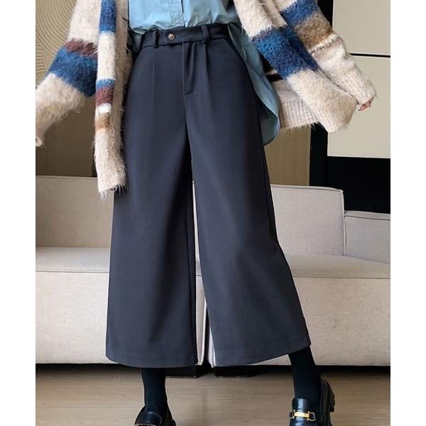 パンツ リラックス感たっぷり♪ゆったりワイドパンツ レディース