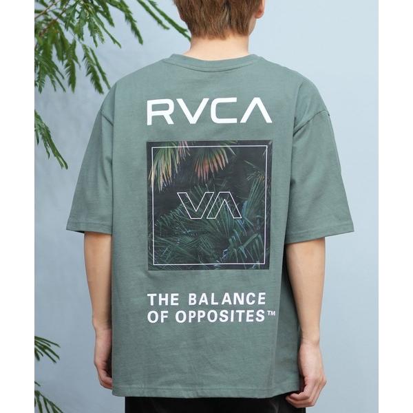 tシャツ RVCA/ルーカ 半袖Tシャツ バックプリント オーバーサイズ PALM BOX SS B...