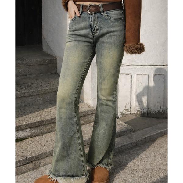 ジーンズ デニム デニムパンツ 「リバイバルギャルパンツ」”スタッフの声から生まれたベストシルエット...