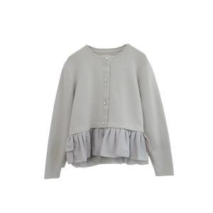 Marilyn Moon ベスト ジレ フローティングジャガードラッフル