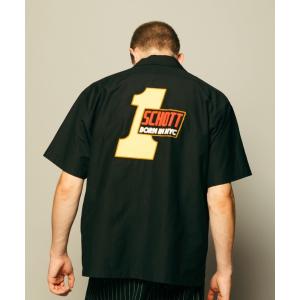 Schott N.Y.C（ショット） 【SALE!!】 Schott 刺繍 ワークシャツ TC