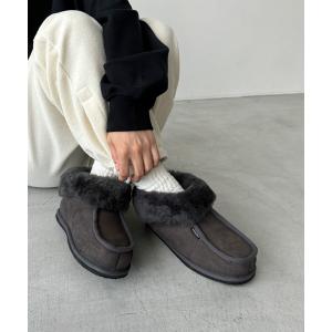 「CANAL JEAN」 「SHEPHERD」ショートブーツ 37 チャコールグレー レディース